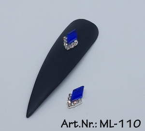 Overlays / 3D Nagelschmuck Karo 2 Stk. Nr. 110
