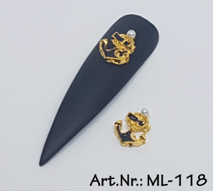Overlays / 3D Nagelschmuck Anker 2 Stk. Nr. 118