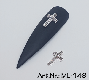 Overlays / 3D Nagelschmuck Kreuz 2 Stk. Nr. 149
