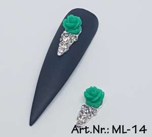 Overlays / 3D Nagelschmuck Blumen 2 Stk. Nr. 