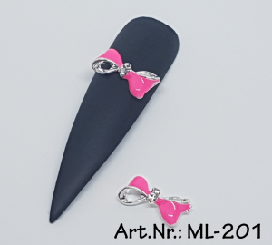 Overlays / 3D Nagelschmuck Schleife 2 Stk. Nr. 201