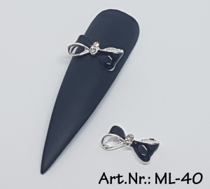 Overlays / 3D Nagelschmuck Schleife 2 Stk. Nr. 40