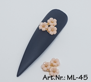 Overlays / 3D Nagelschmuck Blumen 2 Stk. Nr. 45
