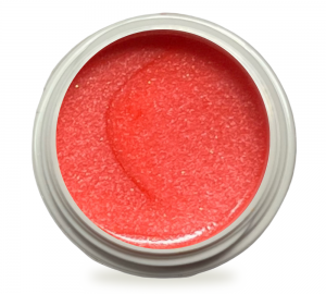 5ml UV Exclusiv Neon-Farbgel Pastell Rot Glitzer