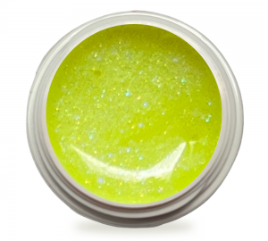 5ml UV Exclusiv Neon-Farbgel Gelb Glitzer