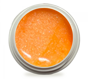 5ml UV Exclusiv Neon-Farbgel Pastell Orange Glitzer