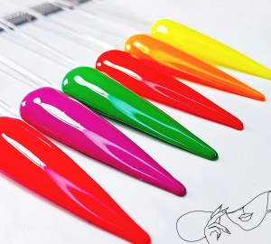 6er Farbgel Set – Neon Pop Art
