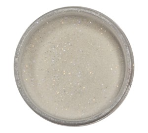 Acryl Puder Farbig Glitter Silber 3g