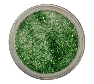 Acryl Puder Farbig Grün Schimmer 3g