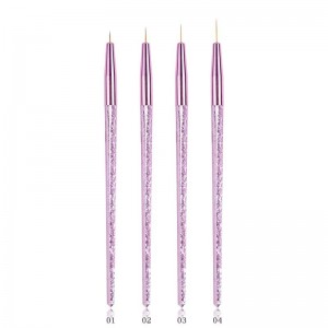 4er Pinsel Set - Pink 