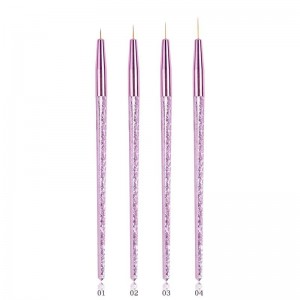 4er Pinsel Set - Pink 