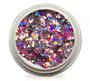 5ml UV Exclusiv Big Glitter Gel Extreme Pink Lady