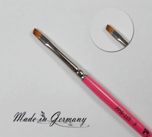 One-Stroke Pinsel Pink Glitter, Schräg, Größe 3 "Made in Germany"