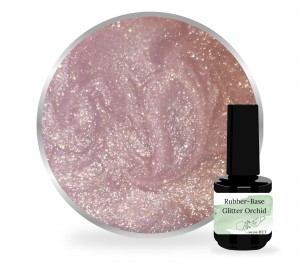 Rubber Base Glitter Orchid – Dein edler Metallic-Traum für perfekte Nägel