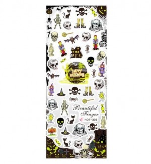 One-Stroke-Sticker/ Wraps Wasserlöslich Halloween HOT-303