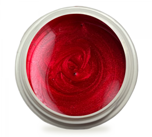 5ml UV Exclusiv Soak Off Farbgel Metallic Light-Rot