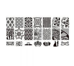 Stamping-Platte aus Kunststoff Nr. 06