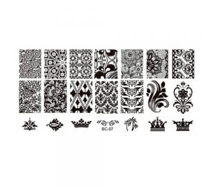 Stamping-Platte aus Kunststoff Nr. 07