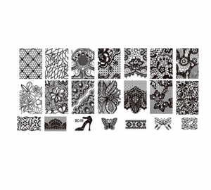 Stamping-Platte aus Kunststoff Nr. 09