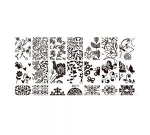 Stamping-Platte aus Kunststoff Nr. 11