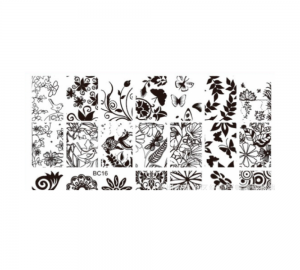 Stamping-Platte aus Kunststoff Nr. 16