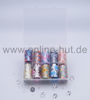 Transferfolien Box Flowers