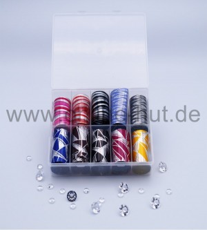 Transferfolien Box Mosaic/Stripes