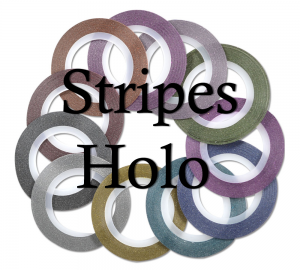 Nail Art Stripes Hologramm
