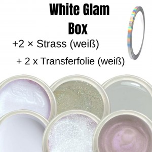 White Glam Box – edle Weißtöne & glitzernde Veredelung
