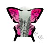 500 Modellier Schablonen Pink-Schwarz Schmetterling mit Flügel Square MS-44