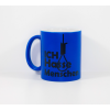 Sprüche Tasse Neon Blau