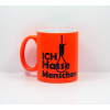 Sprüche Tasse Neon Orange