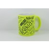 Namenstasse (Wunschname) Neon Gelb