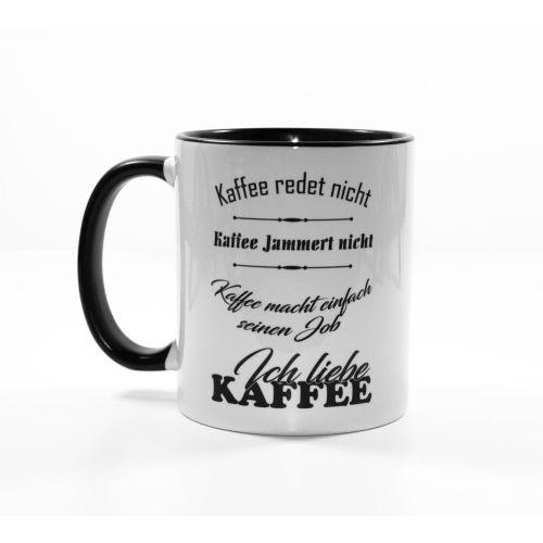 Sprüche Tasse "Ich liebe Kaffee"